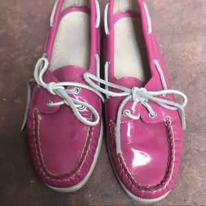 pink patent authentic topsiders